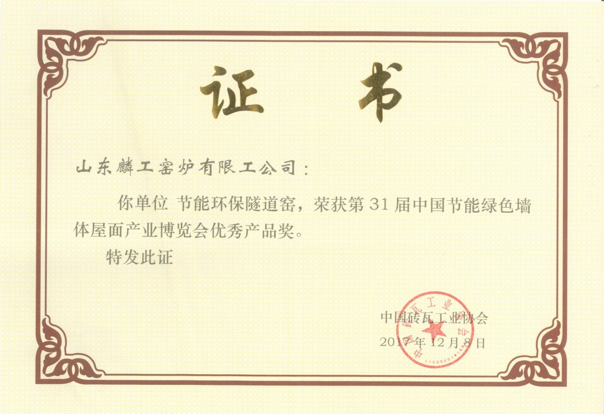 节能产业优秀产品奖1